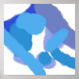 abstract watercolor paintng poster