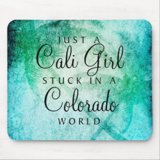 Abstract Watercolor Palm Tree Mouse Mat