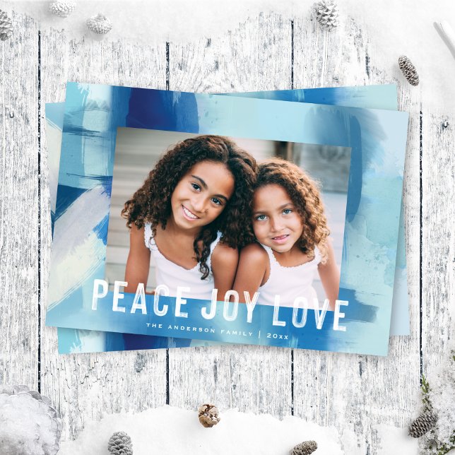 Abstract Watercolor Peace Joy Love Holiday Photo (Creator Uploaded)