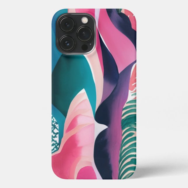 Abstract Watercolor Phone Case (Back)