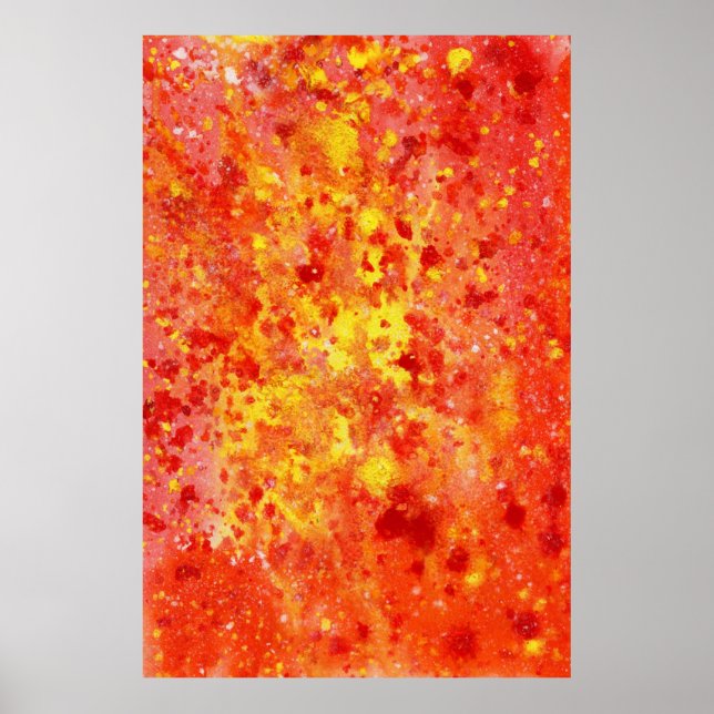 Abstract Watercolor Poster (Front)