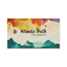 Abstract Watercolor QR Code Custom