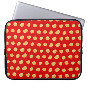 Abstract watercolor seamless pattern, handdrawn il laptop sleeve