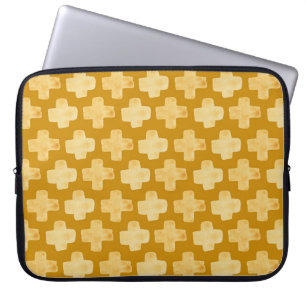 Abstract watercolor seamless pattern, handdrawn il laptop sleeve