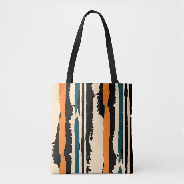 Abstract watercolor seamless pattern with grunge s tote bag (Front)