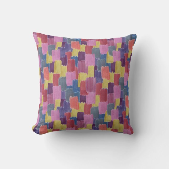 Abstract watercolor: seamless splash background. cushion (Front)