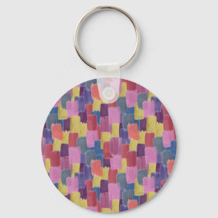 Abstract watercolor: seamless splash background. key ring
