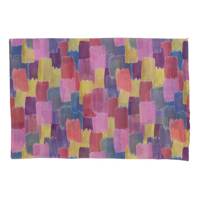 Abstract watercolor: seamless splash background. pillowcase (Front)
