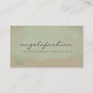 Abstract Watercolor Soft Paint Business Card
