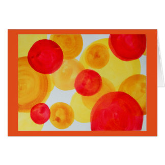 Abstract watercolor spheres