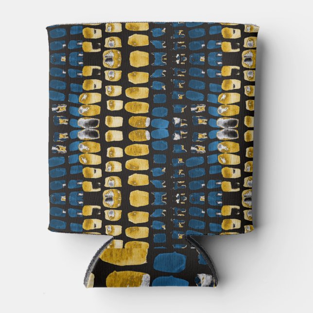 Abstract Watercolor Spots: Creative Seamless Can Cooler (Front)