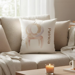 Abstract Watercolor Supportive Hug Chair Cushion