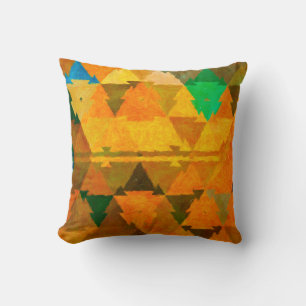 Abstract watercolor texture background. Oil painti Cushion