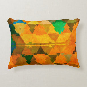 Abstract watercolor texture background. Oil painti Decorative Cushion