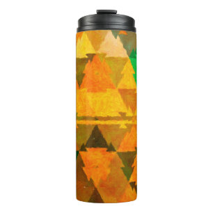 Abstract watercolor texture background. Oil painti Thermal Tumbler