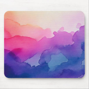 Abstract Watercolor texture Mouse Pad