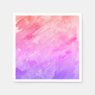 Abstract Watercolor Tie Dye Neon Napkin