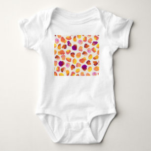 Abstract Watercolor Vintage Seamless Illustration Baby Bodysuit