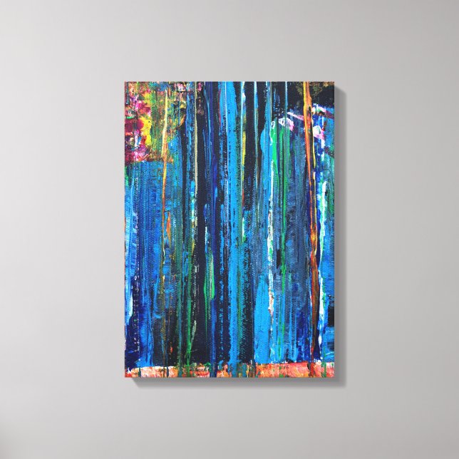 Abstract - Waterfall Canvas Print (Front)