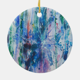 Abstract Waterfall Ceramic Tree Decoration
