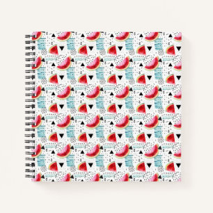 Abstract Watermelon Pattern Notebook