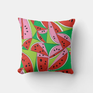 Abstract Watermelon Slices, YUM!, Personalise Cushion