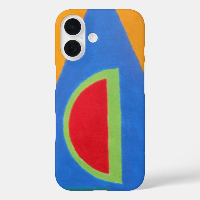 Abstract Watermelon Splash Phone Case (Back)