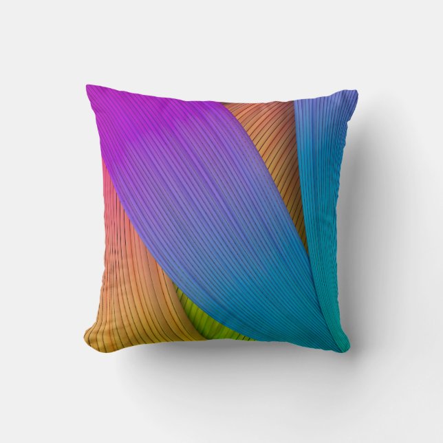 Abstract wave background. 3D illustration.3d, 3d i Cushion (Front)