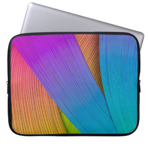 Abstract wave background. 3D illustration.3d, 3d i Laptop Sleeve