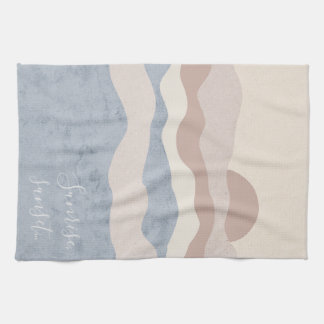 Abstract Wave Background  Tea Towel