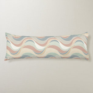 Abstract Wave Pattern Body Cushion
