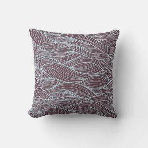 Abstract Wave pattern Cushion