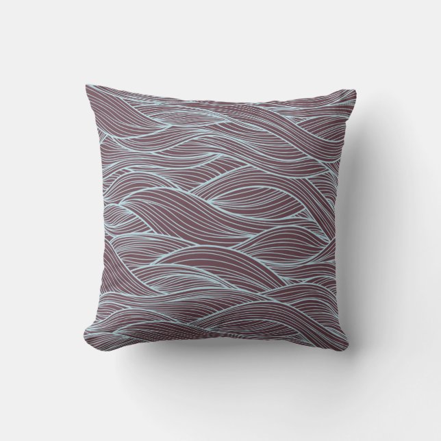 Abstract Wave pattern Cushion (Front)