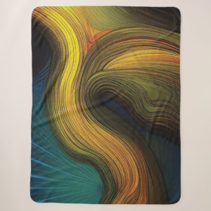 Abstract Wave Sherpa Blanket