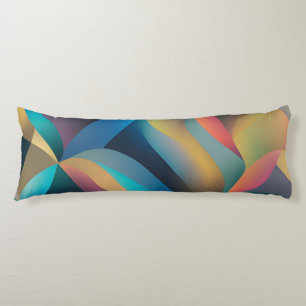 Abstract Waves and Swirls 29 Body Cushion