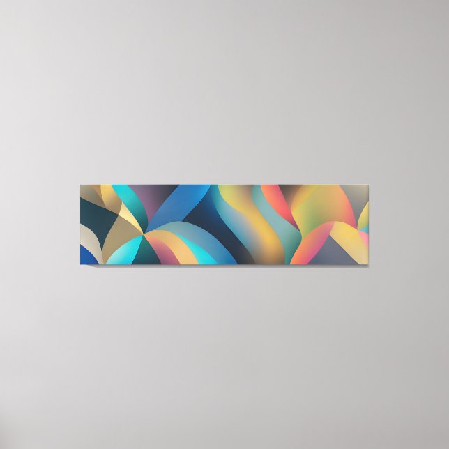 Abstract Waves and Swirls 29 Canvas Print (Front)