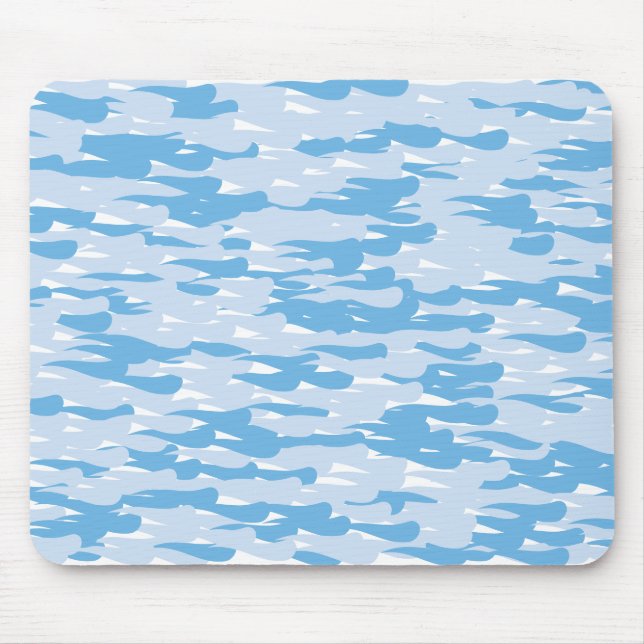 Abstract Waves Background Mouse Mat (Front)