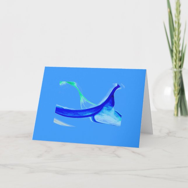 Abstract Waves Card (Front)