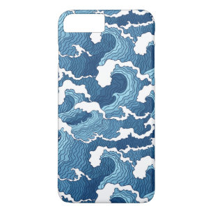 Abstract Waves iPhone 8 Plus/7 Plus Case