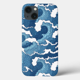 Abstract Waves iPhone 13 Case