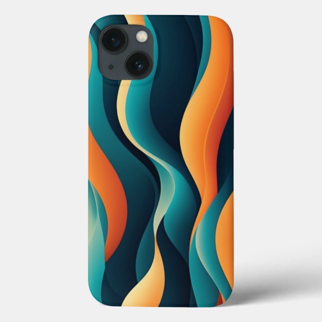 ABSTRACT WAVES Case-Mate iPhone CASE (Back)