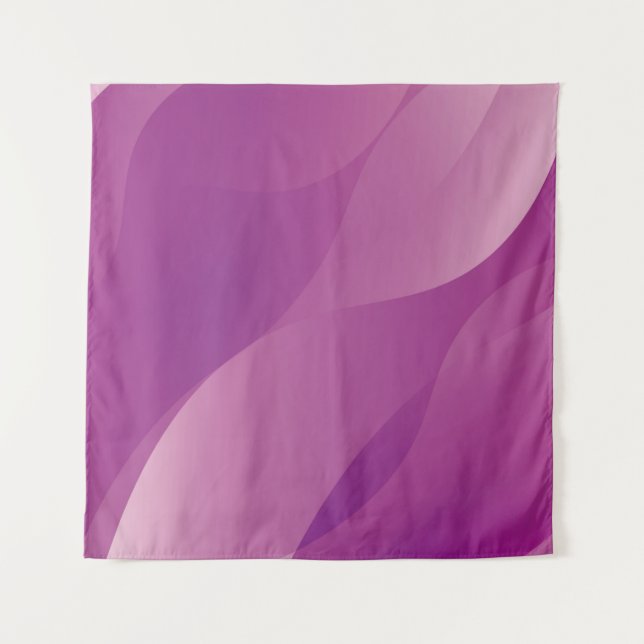Abstract Waves. Futuristic Technology Style Backgr Tapestry (Front)
