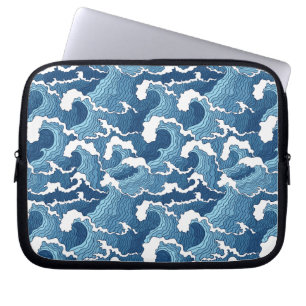 Abstract Waves Laptop Sleeve