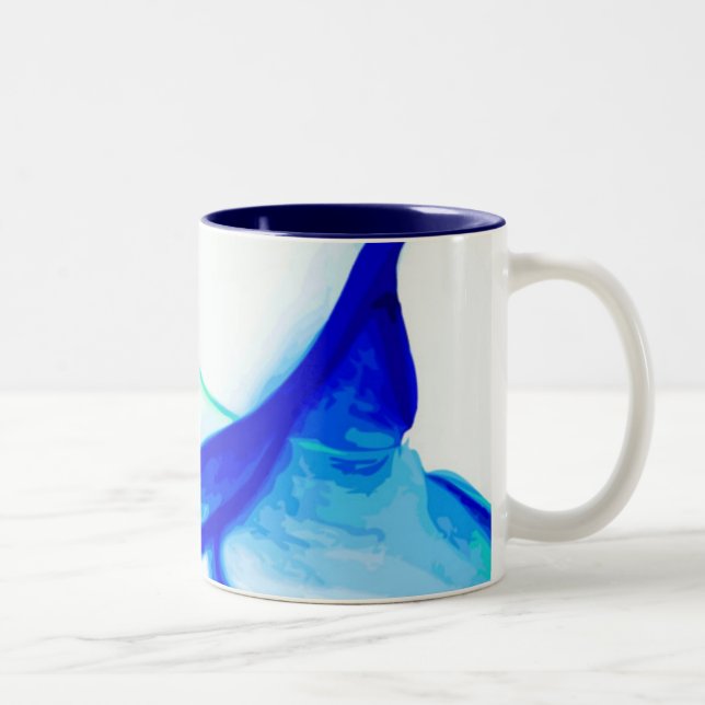 Abstract Waves Mug (Right)