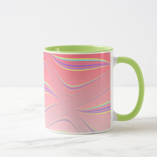 Abstract Waves Mug (Right)
