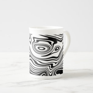 Abstract Waves Mug - Custom Colours