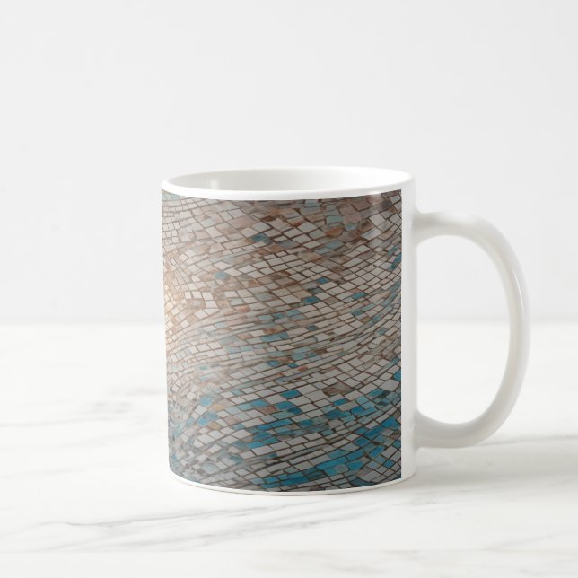 Abstract Waves of Light and Colour Coffee Mug (Right)
