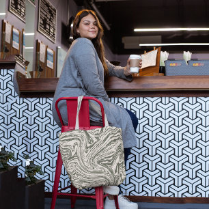 Abstract waves tote bag