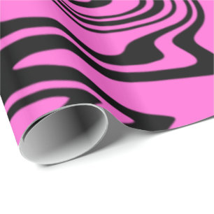 Abstract Waves Wrapping Paper - Custom Colours