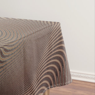 Abstract Wavy Art Tablecloth